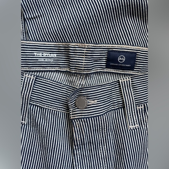 New AG Adriano Goldschmied Men Stripped The Dylan Slim Skinny Jean Pants Size 32 - Picture 6 of 9